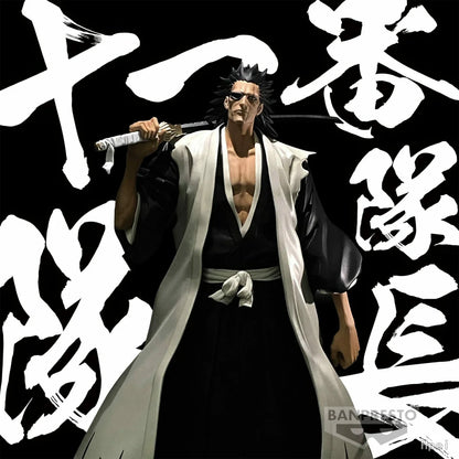 18.5cm Bleach Anime Hitsugaya Toushirou Zaraki Kenpachi Kurosaki Ichigo Action Figure Collectible Model Toys Japanese