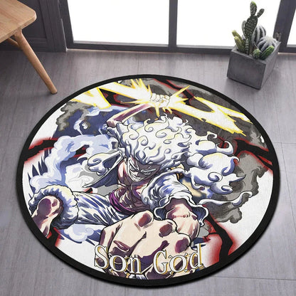 One Piece Figure Animes Rug Shanks Zoro Luffy Popular Style Nika Customize Cartoon Rug Handmade Carpet Area Rug for Home Decor