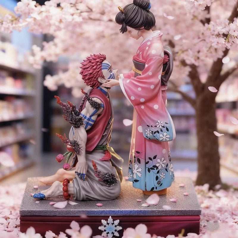 Bandai Demon Slayer Akaza & Koyuki 27cm PVC Model