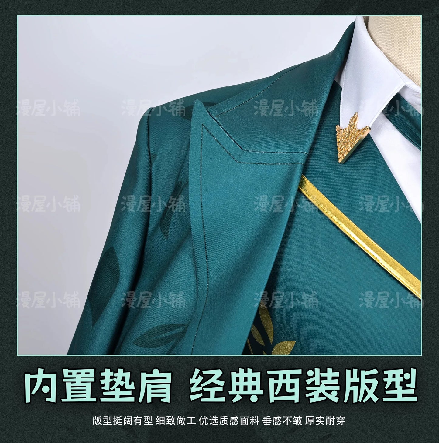 Identity V Art Dealer Cosplay Costume Wig Knight Richard Sterling Uniform Glasses Hat Roy Ramit Halloween Party for Women Men