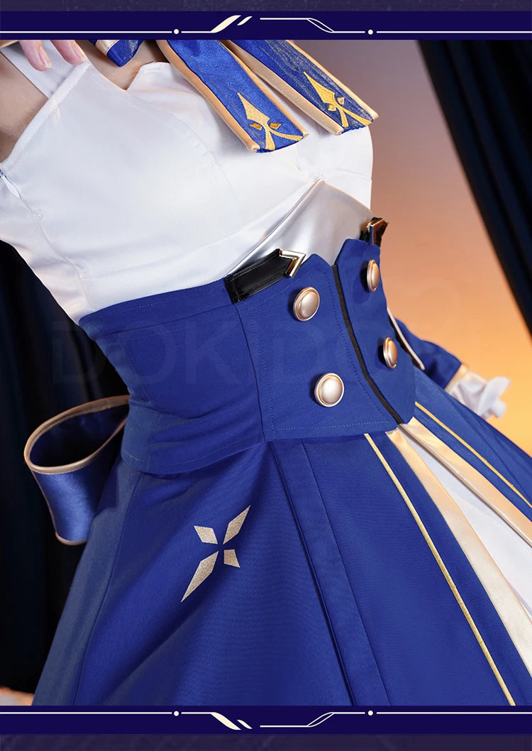 IN STOCK Saber Cosplay Costume Game Honkai: Star Rail x Fate Stay Night【S-2XL】DokiDoki-R Halloween Saber Costume Plus Size