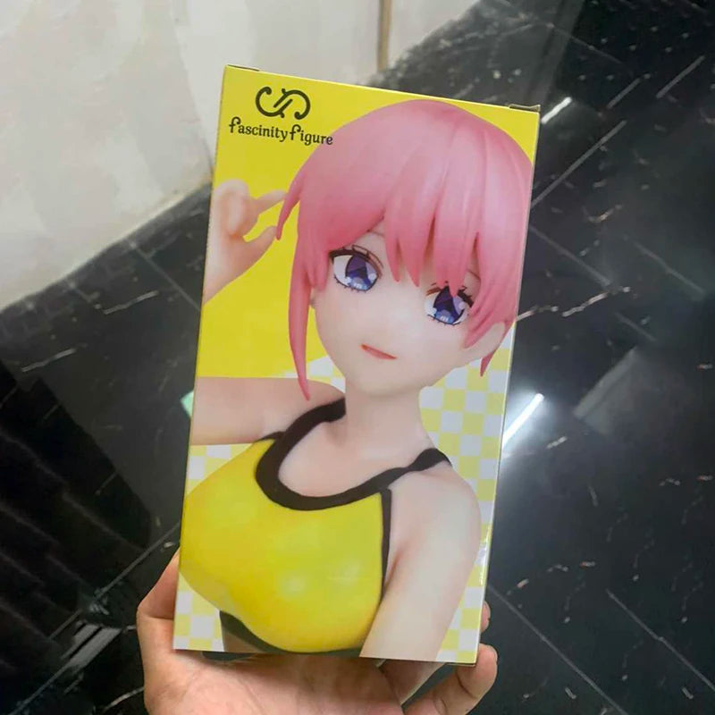 Bandai Fukuya Fascinity The Quintessential Quintuplets Ichika Nino Miku Yotsuba Itsuki 17CM PVC Model