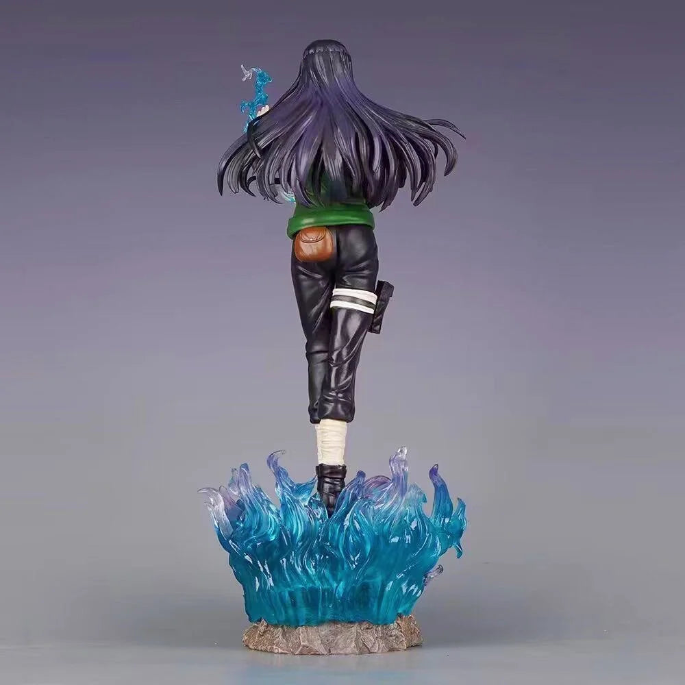 34cm Anime NARUTO Hyuga Hinata PVC Action Figure Statue Desktop Ornament Model Toy Gift
