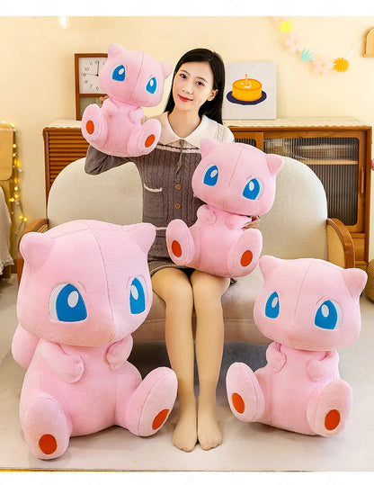 45/55cm Big Size Pokemon Mew Cartoon Anime Plush Stuffed Doll Room Decoration Plushies Pillow Peluche Ornaments Children's Gifts