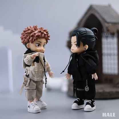 OB11 1/12 Doll Outdoor Jacket and Pants Suit Casual Outfit Accessories for DIY Dolls - 2 / ob11