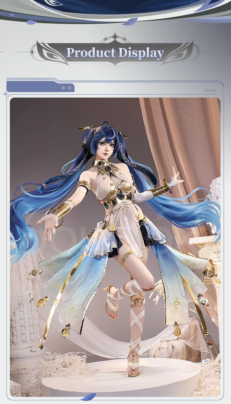 Iuno Cosplay Costume Game Wuthering Waves DokiDoki-SR Women Sexy Dress Costume Iuno Halloween Cosplay Metal Accessories