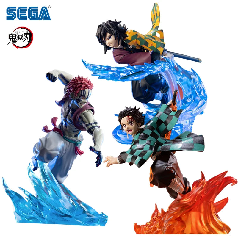 Bandai Demon Slayer Kamado Tanjirou Tomioka Giyuu Akaza PVC Model