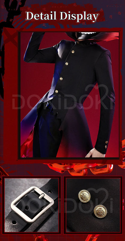 IN STOCK【S-3XL】Okarun Takakura Ken Cosplay Costume Anime Dandadan DokiDoki-SR Men Mask Halloween DAN DA DAN Okarun Plus Size