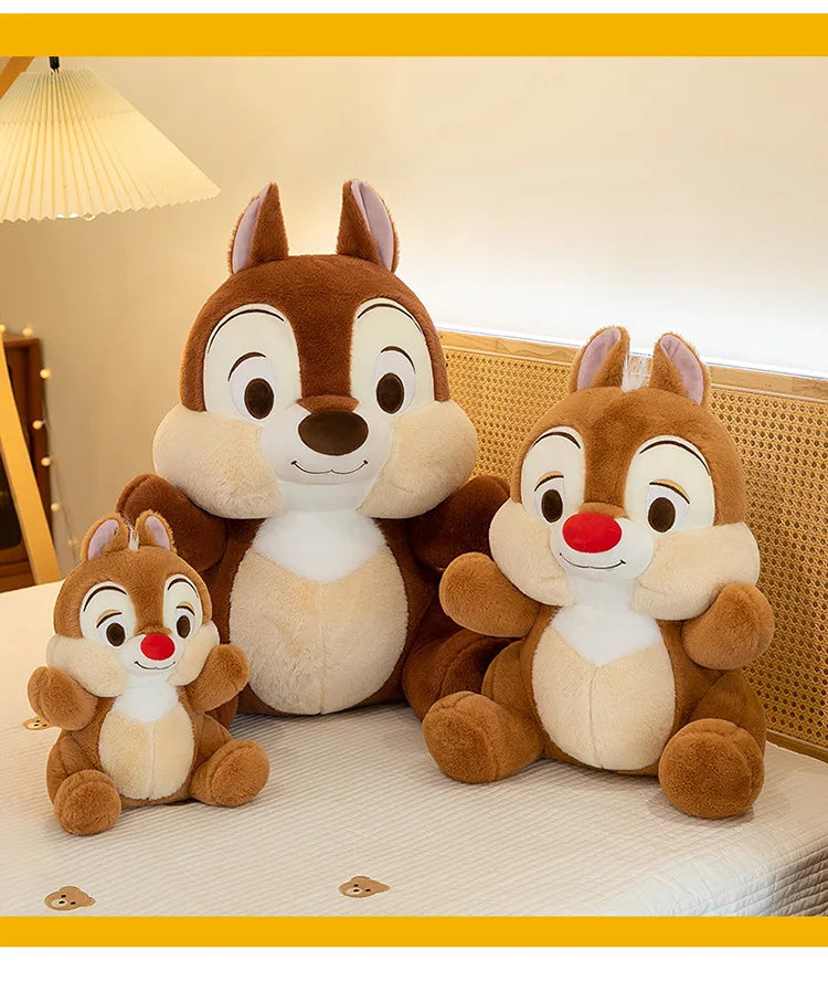 35/55/70cm Big Size Chip & Dale Disney Anime Plush Stuffed Doll Kawaii Room Decoration Plushies Pillow Ornaments Holiday Gifts