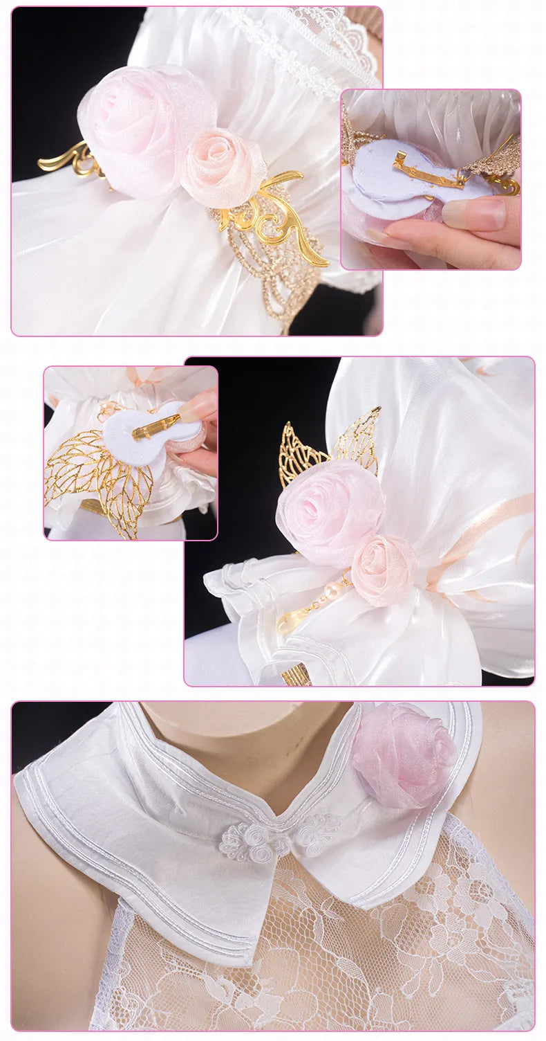 IN STOCK UWOWO Elysia Cosplay Game Honkai Impact 3: Elysia Fanart Blossom Bouquet Cosplay Costume Halloween Costume