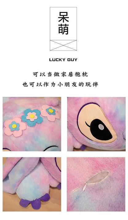80cm Big Size Disney Lilo & Stitch Cute Anime Plush Stuffed Doll Room Kawai Plushies Pillow Ornaments Children's Holiday Gifts