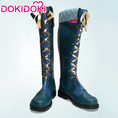 Phoebe Ciaccona Brant Qiuyuan Cosplay Shoes Game Wuthering Waves Cosplay DokiDoki Women Men Cosplay Long Boots Brant Cosplay