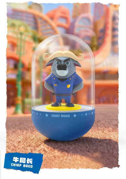 52TOYS Zootopia Nick Judy Night Light 9cm PVC Model
