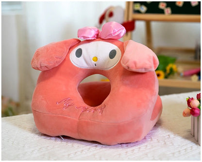Cute My Melody Kuromi Nap Pillow Lovely Hollow Hand Rests Office Classroom StellaLou Cinnamoroll Pillow Cushion Gifts Washable