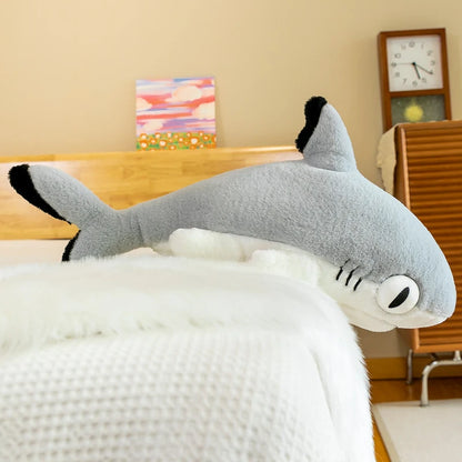 130cm Cute Soft Shark Cat Toys Doll Girl Kids Birthday Christmas Gift Stitch Kawaii Plushies Juguetes Stuffed Animal
