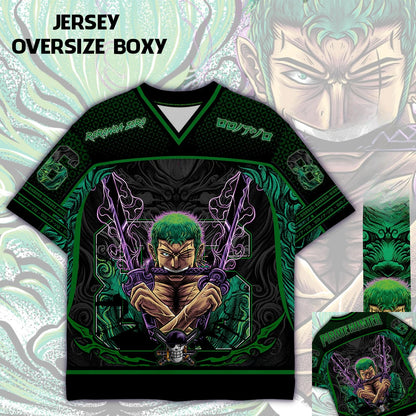 86 Jersey One Piece RORONOA ZORO Anime Y2k Korean Style Baseball Hockey T-shirt Fashion Streetwear Anime Daily Unisex Tops Tees