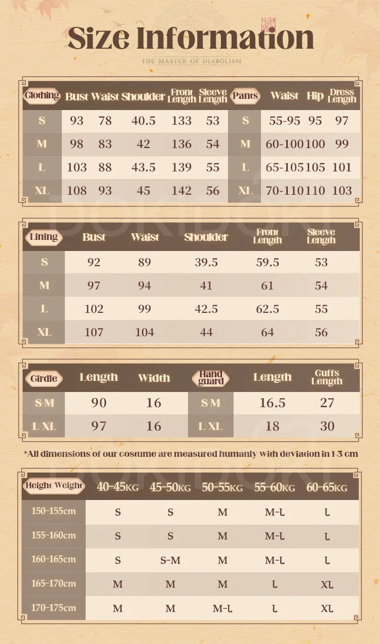 【Official】IN STOCK Wei Wuxian Cosplay Costume Anime Mo Dao Zhu Shi DokiDoki-SR Men Costume Wei Wu Xian Lan Wangji Halloween