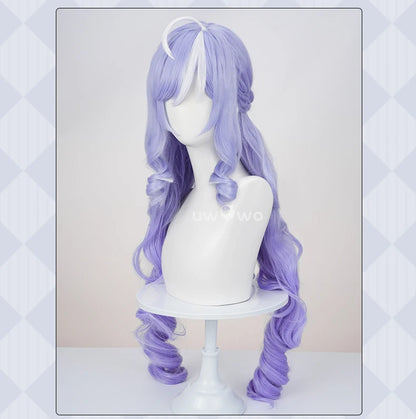 UWOWO Vivian Wig Game Zenless Zone Zero ZZZ Vivian Cosplay Wig Purple Hair Long Hair Halloween Wig