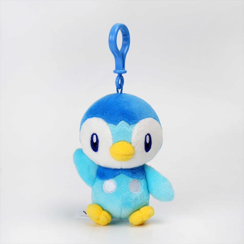 22cm Genuine Original Pokemon Piplup Stuffed Plush Toys Plushie Keychain Animal Kawaii Pendant Doll Birthday Party Gift For Kids