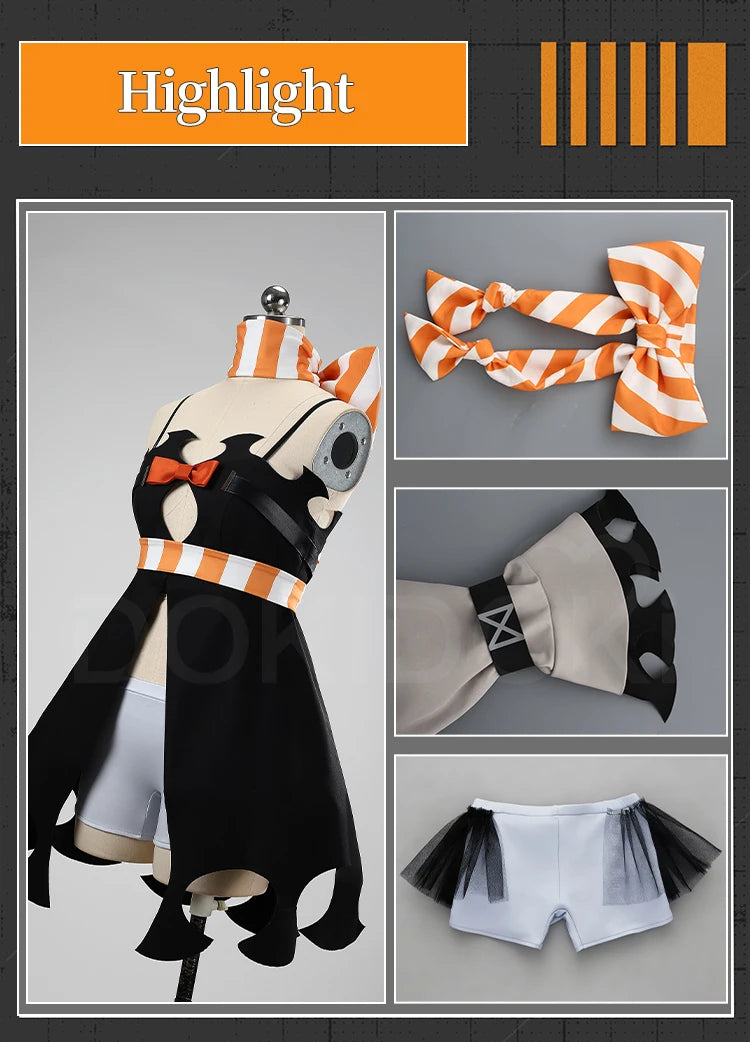 Amo Empool Cosplay Costume Anime Gachiakuta Cosplay DokiDoki-R Women Sexy Costume Amo Empool Christmas Cosplay Tattoo