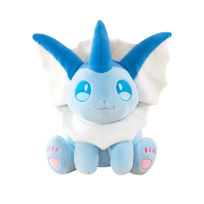 30/80cm Vaporeon Pokemon Eevee Large Plush Toys Aquali Doll Cute Ornament Stuffed Plushie Pillow Pokémon Gift for Children
