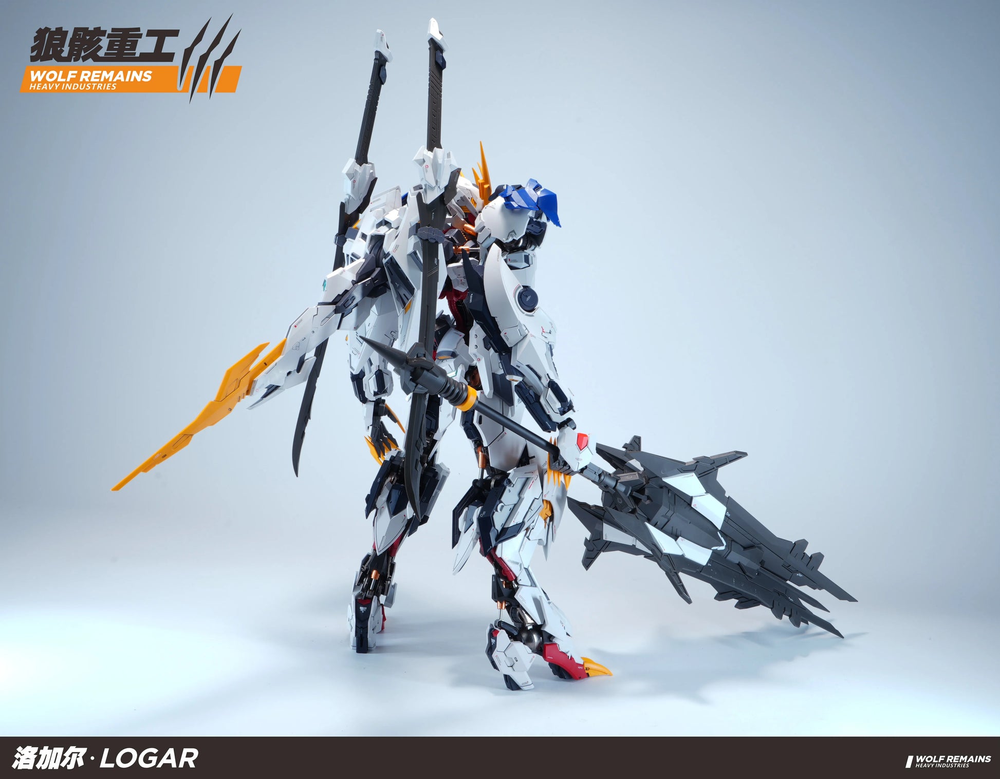 WOLF REMAINS HEAVY INDUSTRIES 1/60 PG Wolf King Barbatos Head Light Cluster Assembly Model Kit Collectible Toy Gift