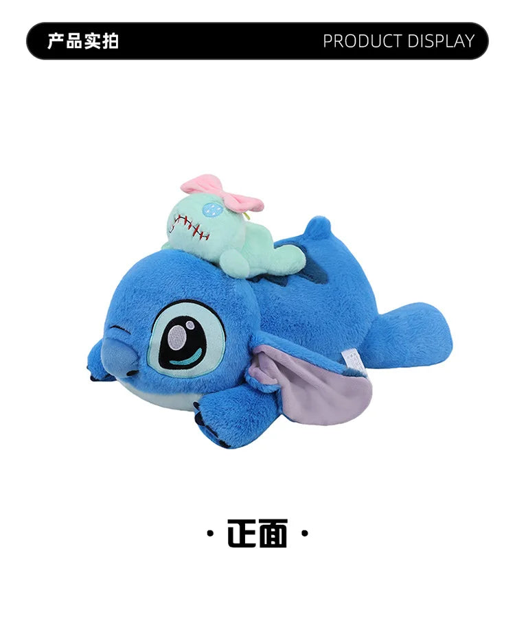 60/80/100cm Big Size Stitch Disney Anime Plush Stuffed Doll Kawaii Room Decoration Plushies Children's Pillow Holiday Gift