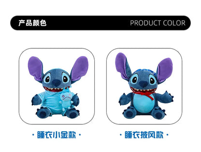 Plush Toy Stitch Cartoon with Cape Cute Plush Doll for Kids Birthday Christmas Gift Stuffed Animal Prize for Claw Machine Party