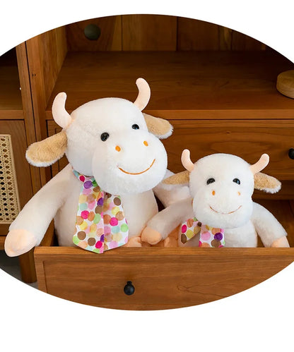 New 30-60cm Cute Calf Plush Toy Doll Stuffed Animals Smiling Cute Calf Doll Hildren's Playmate Children's Birthday Gift