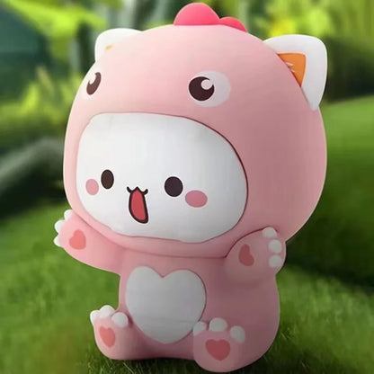 Peach Cat V2 Blind Box Cartoon Anime Figure Doll Trendy Toy Cute Pvc Desktop Room Ornament Decoration Collect Gift Mystery Box