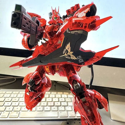SIHAI Model SAZABI RG 1/144 MSN-04 Electroplate Version Assembly Model Kit Toys Action Figures Robot Plastic Model Kits Gift