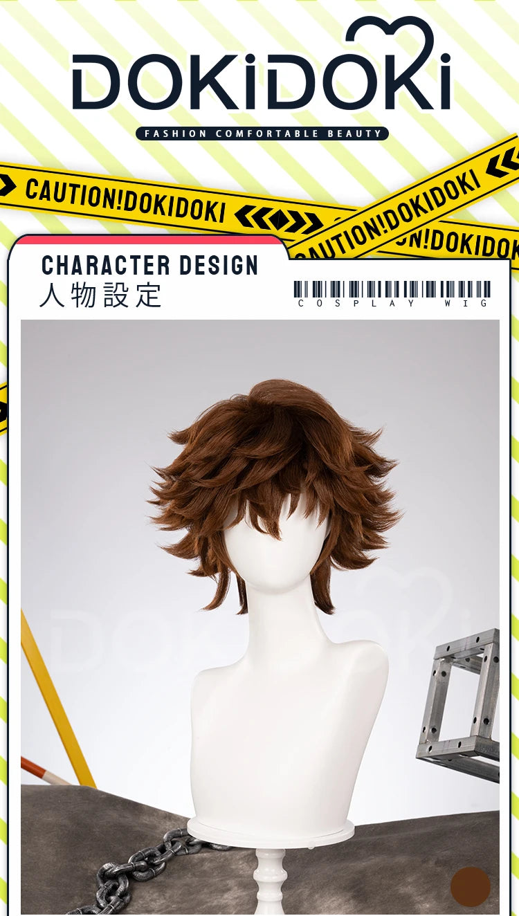 Ishaa Ekkoo Maddiee Aniviaa LeBlancc Cosplay Wig Game Anime DokiDoki Women Men Short Hair Ishaa Cosplay Free Wig Cap