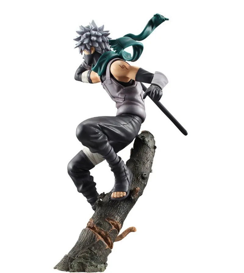 23CM Anime Naruto Hatake Kakashi Statue PVC Action Figure Naruto Shippuden Kakashi Figurine Collectible Model Toy