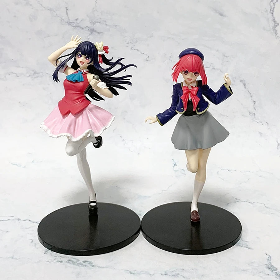 21cm [OSHI NO KO] Anime Figure Idol Singer Hoshino Ai Action Figure Kawaii Star Arima Kana Figurine PVC Collection Model Toys