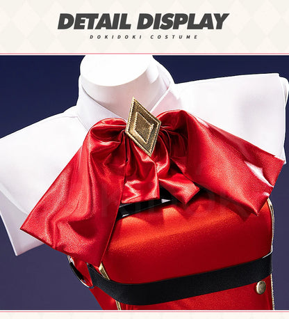 IN STOCK Gold Ship Cosplay Costume Game【S-2XL】DokiDoki-N Women Halloween Red Uniform Gold Ship Costume Plus Size