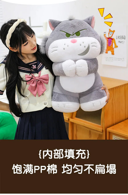 35/50/60cm Big Size Lucifer Disney Anime Plush Stuffed Doll Kawaii Room Decoration Plushie Children Pillow Ornament Holiday Gift