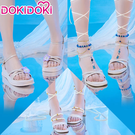 Dreamy Heart Heroine MC Hunter Cosplay Shoes Game Love and Deepspace DokiDoki Women Hunter Cosplay Beach Shoes Rafayel Cosplay