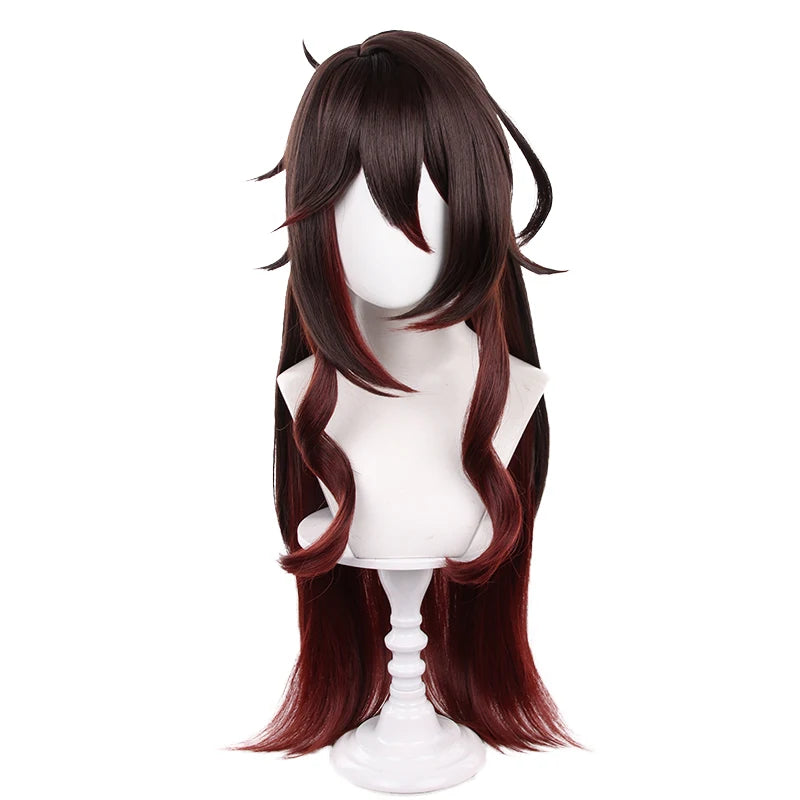 UWOWO Tingyun Wig Game Honkai Star Rail Nihility Fugue SP Tingyun Cosplay Wig Long Brown Hair