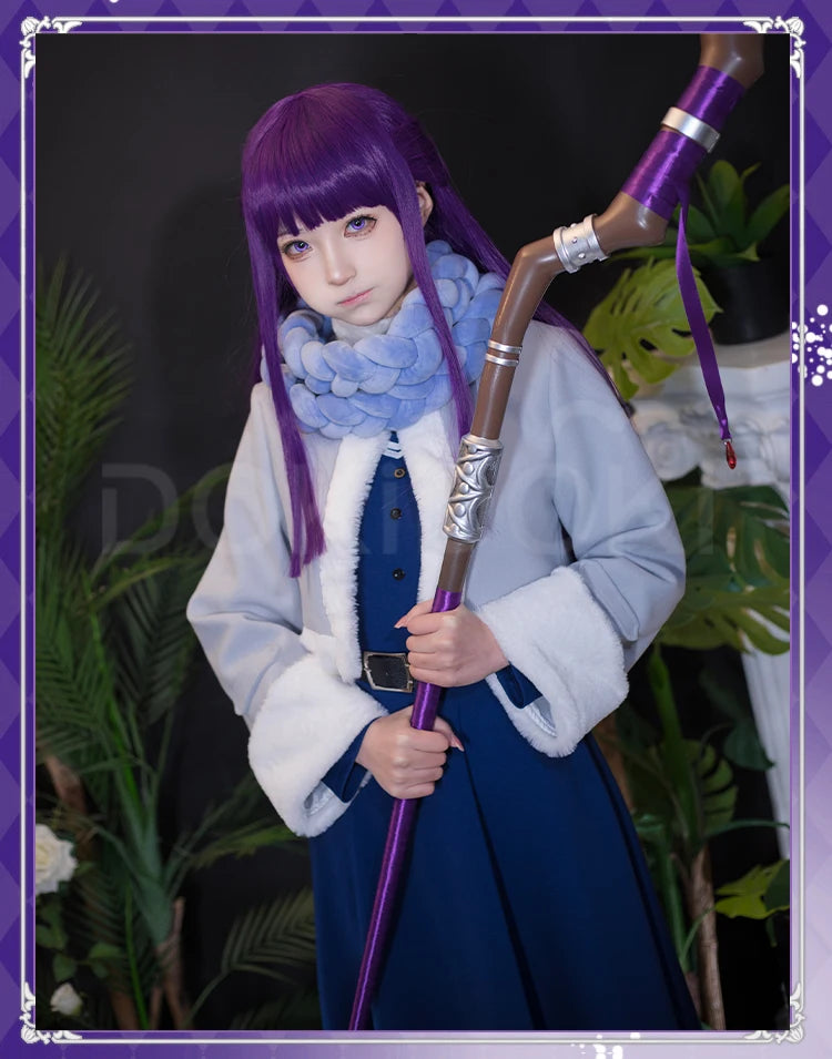 Frieren Himmel Fern Cosplay Costume Anime Frieren: Beyond Journey's End【XS-2XL】DokiDoki-R Women Winter Costume Plus Size