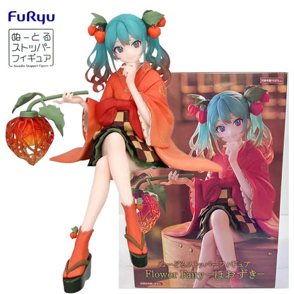 Bandai Hatsune Miku Flower Fairy Physalis Ver. 15CM PVC Model