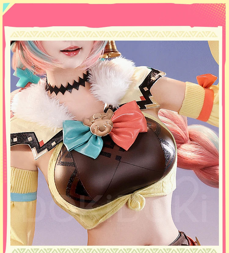 IN STOCK Varesa Cosplay Costume Game Genshin Impact【S-5XL】DokiDoki-SR Women Cute Halloween Cosplay Varesa Wig Plus Size