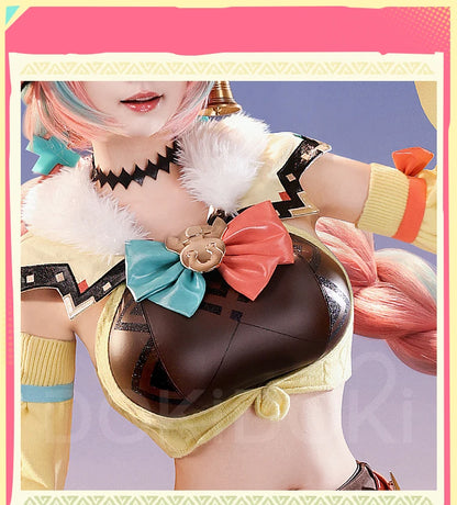 IN STOCK Varesa Cosplay Costume Game Genshin Impact【S-5XL】DokiDoki-SR Women Cute Halloween Cosplay Varesa Wig Plus Size