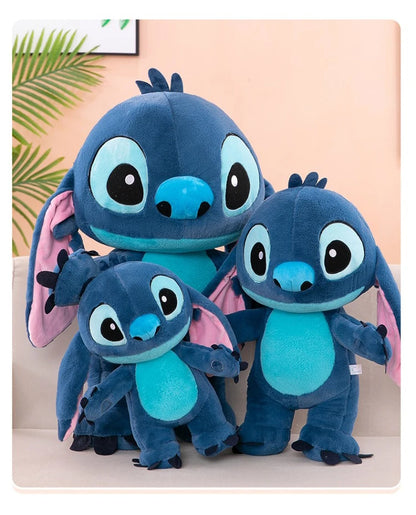 30/60cm Disney Lilo and Stitch Plush Toys Standing Posture Kawaii Pixar Anime Plushie Stich Dolls Soft Stuffed Gift for Children