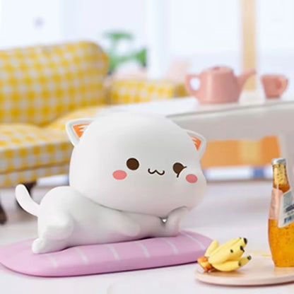 Kawaii Mitao Cat 2 Season Lucky Cat Cheap Cute Cat Blind Box Toys Surprise Figure Cartoon Doll Collect Model Home Holiday gifts