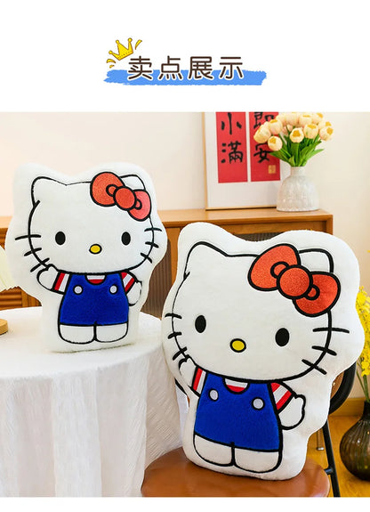 New Hello Kitty Plush Toy Kitten Stuffed Animal Soft Pillow Cute Doll for Girls Birthday Christmas Gift Perfect Sleep Companion