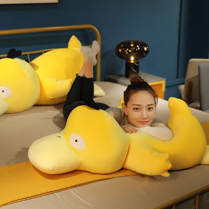 Cute Pokemon Psyduck Back Cushion Big Size Stuffed Anime Duck Plushies Sofa Bed Throw Pillow Home Decor Xmas Gifts Child Girl
