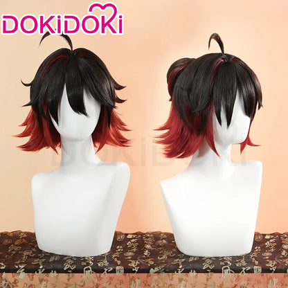 IN STOCK GaMing Wig Game Genshin Impact DokiDoki Men Hair Cosplay Hair Heat Resistant Synthetic Free Wig Cap
