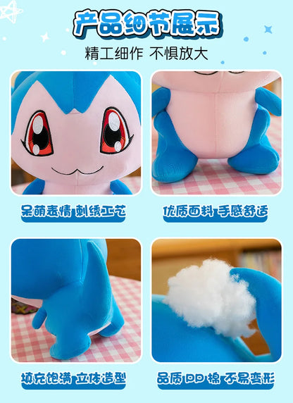 35/45/60CM Large Big Size Chibimon Plushies Kawaii Cartoon Anime Doll Comfortable Soft Doll Children's Ornament Toy Gifts