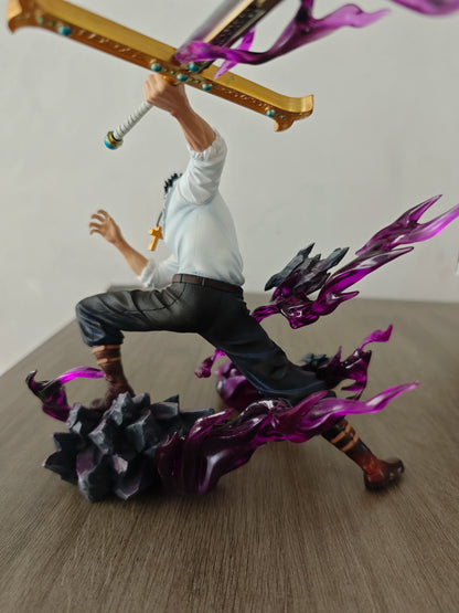 23cm One Piece Dracule Mihawk Figures Mi Hawk Anime Figure Action Figure Pvc Model Statue Collection Decoration Toys Gift Doll