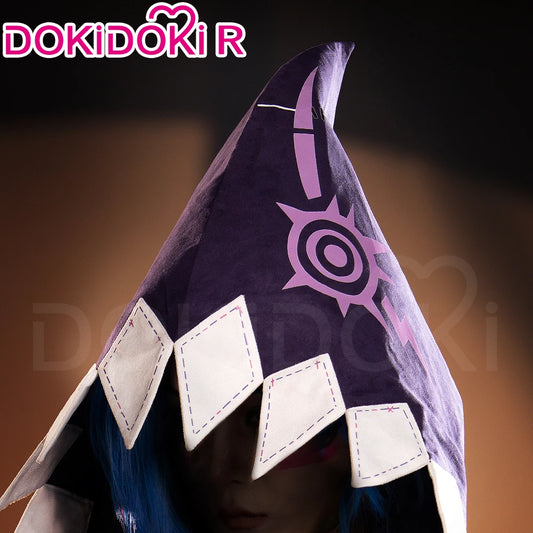 IN STOCK Jinxx Hoodie Cosplay Costume Game Anime Cosplay【S-3XL】DokiDoki-R Women Halloween Costume Jinxx Cosplay Hat Plus Size